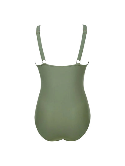 The Sculpting V-Neck Mesh Suit