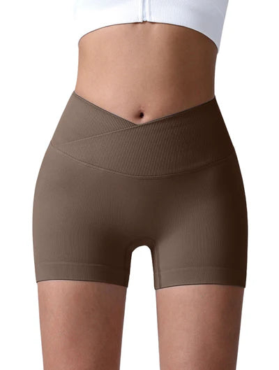 Sculpt V-Waist Scrunch Shorts