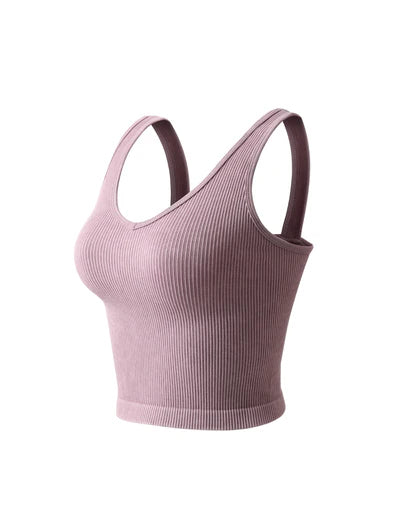 Ribbed Sculpt Crop