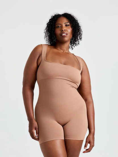 Square Neck Shapewear Jumpsuit